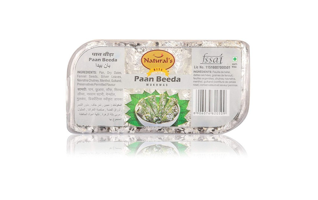 Natural's Bite Paan Beeda Mukhwas    Box  160 grams